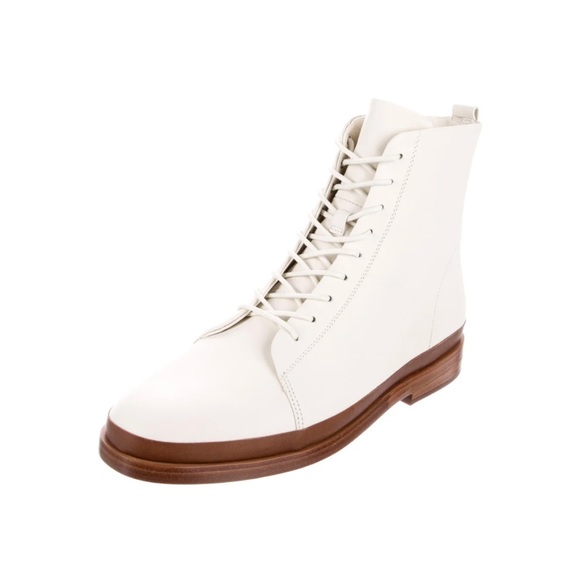 Vince Shoes - Vince White Boots Size 7.5